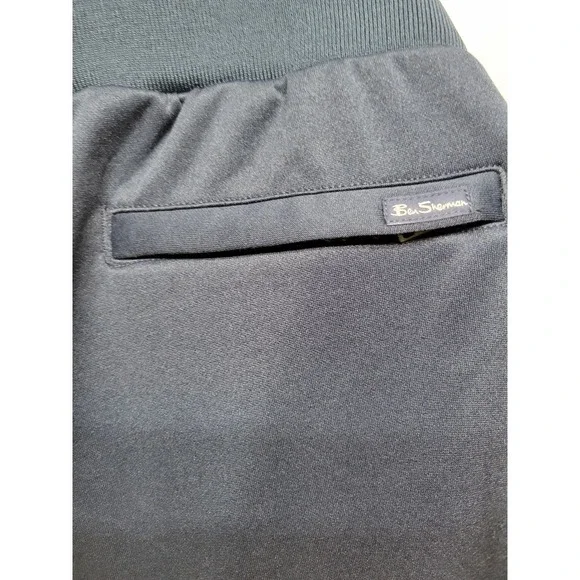 MOD STRIPE FLEECE TRACK SHORT - BOB SHERMAN New - Picture 4 of 5